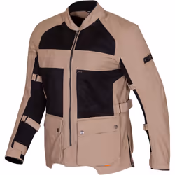 Merlin Mahala D3O Raid Explorer Veste textile de moto, beige, taille S pour Hommes