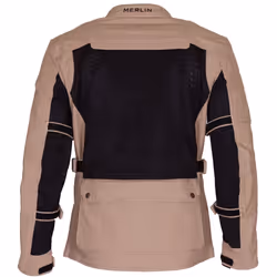 Merlin Mahala D3O Raid Explorer Veste textile de moto, beige, taille S pour Hommes