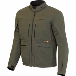 Merlin Drifter D3O Explorer Veste textile de moto, vert, taille 3XL pour Hommes