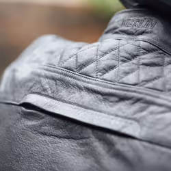 Merlin Hixon II D3O Veste en cuir de moto, noir, taille S pour Hommes