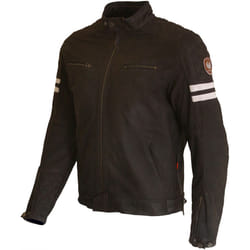 Merlin Hixon II D3O Veste en cuir de moto, brun, taille 2XL pour Hommes