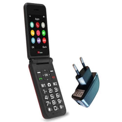 TTfone TT760 4G Mobile de base à gros boutons pour personnes âgées avec bouton dassistance durgence (Rouge avec Chargeur)