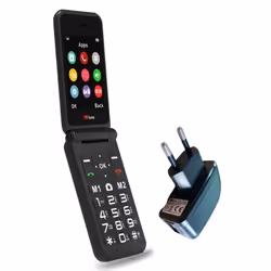 TTfone TT760 4G Mobile de base à gros boutons pour personnes âgées avec bouton dassistance durgence (Noir avec Chargeur)
