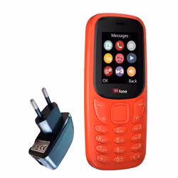 TTfone TT170 - Téléphone portable débloqué avec fonction double SIM - Rouge - Batterie à Vie Prolongée