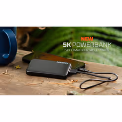 NEBO NEB-PBK-0031-G banque d'alimentation électrique Lithium-Ion (Li-Ion) 5000 mAh Noir