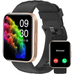 RUIMEN Montre Connectée Homme Smartwatch avec Appel Bluetooth Montre Sport Waterproof avec Podometre Cardiofrequencemetre Oxymetr