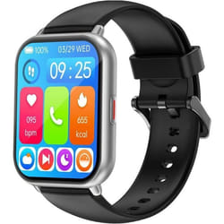 RUIMEN Montre Connectée Homme Femme avec Appel Bluetooth Smartwatch avec Podometre Cardiofrequencemetre Oxymetre Montre Sport pou
