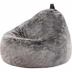 SIÈGE HAUT DE GAMME Le pouf Icon Cocoon dégage un charme décontracté avec sa fausse fourrure à la texture douce et chaude. FA ...