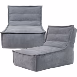 LUXE ET SIMPLICITÉ Le confort est absolu avec le pouf méridienne Otto ; vous pouvez l'utiliser pour vous détendre au quotidie ...