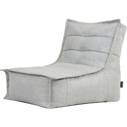 Icon - Pouf méridienne d'intérieur et d'extérieur Dolce, grand Pouf Fauteuil xxl, Gris, oeko-tex