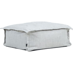 Icon - Pouf d'intérieur et d'extérieur Vita, Repose-pieds, Coussin de Sol, Poufs de Salon, Jardin, Gris, oeko-tex