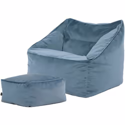 Découvrez le mariage du luxe et du confort avec notre ensemble pouf et repose-pieds carré Natalia. Profitez d'un confort inég ...
