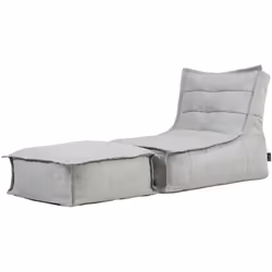 Profitez d'un moment de détente ultime à l'intérieur comme à l'extérieur avec notre ensemble pouf méridienne et repose-pieds, ...