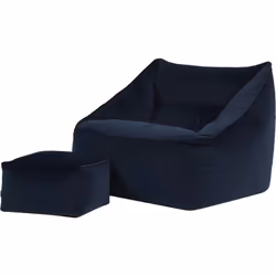 Découvrez le mariage du luxe et du confort avec notre ensemble pouf et repose-pieds carré Natalia. Profitez d'un confort inég ...