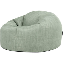 Icon - Pouf fauteuil classique extérieur en tissu tissé, salon et jardin, Oeko-Tex®, vert sauge
