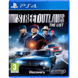GameMill Entertainment Street Outlaws: The List, PlayStation 4, Mode Multiplayer, Tout le monde de plus de 10 ans