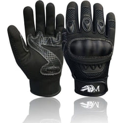 ADM Gants Moto Homme Homologués CE Été Mi-saison Gants Moto Scooter Antidérapant Respirant Noir Taille S M L XL XXL