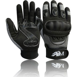 ADM Gants Moto Homme Homologués CE Été Mi-saison Gants Moto Scooter Antidérapant Respirant Gris Taille S M L XL XXL