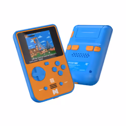 HyperMegaTech! Super Pocket Data East Edition, Evercade, Bleu, Marron, Numérique, Croix directionnelle, Bouton Démarrer, Touc ...