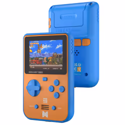 HyperMegaTech! Super Pocket Data East Edition console de jeux portables 7,11 cm (2.8") Bleu, Marron