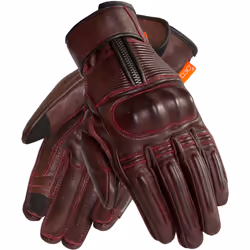 Merlin Glory D3O Heritage Gants de moto, rouge, taille S pour Hommes