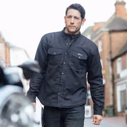 Merlin Axe Riding Built With Kevlar® Chemise de moto, noir, taille M pour Hommes