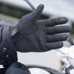 Merlin Barrett Mesh D3O Gants de moto, noir, taille 3XL pour Hommes