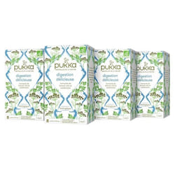 Pukka  Infusion Bio Digestion Délicieuse  Infusion Biologique et Ayurvédique Lot de 4x20 sachets