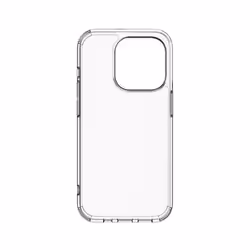 Coque souple QDOS pour iPhone 15 Pro - Transparent - Protection anti-jaunissement chocs et rayures