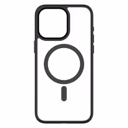 Coque - QDOS - iPhone 15 Pro Max - Souple - Compatible MagSafe - Noir