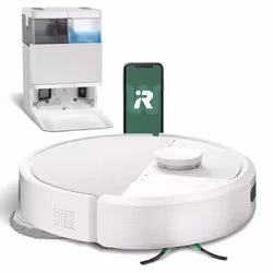 iRobot Roomba Plus 405 Combo Robot + AutoWash Dock, Sans sac, Blanc, Rond, 3 roue(s), Chargement, Purification, Brosse à roul ...