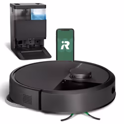 iRobot Roomba 405 Combo Plus, Sans sac, Noir, Rond, EPA, Chargement, Purification, Brosse à rouleau et brosse latérale
