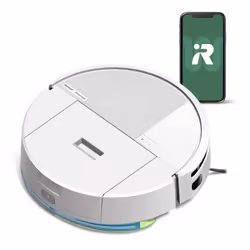 iRobot Roomba 205 DustCompactor, Sans sac, Blanc, Rond, 3 roue(s), Brosse à rouleau et brosse latérale, LiDAR