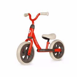 Draisienne - Qplay - Trainer - Rouge - Roues EVA - Guidon réglable - Repose-pieds