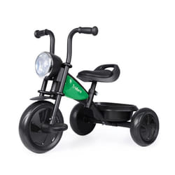 Tricycle - QPLAY - Triduro - Vert - 18 mois à 4 ans - Lampe LED - Coffre arrière