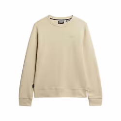 Sweatshirt Essential Crew Coton Beige