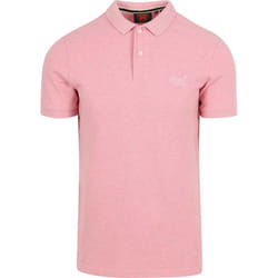 Polo Classic Pique Coton Rose - L