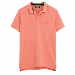 Polo Superdry detruit Homme Rose