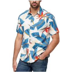 Chemise Hawaiian Viscose Multicolore