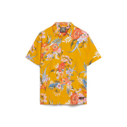 Chemise Hawaiian Viscose Jaune