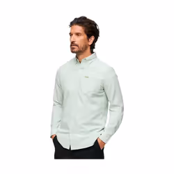 Chemise Superdry Oxford Homme Vert