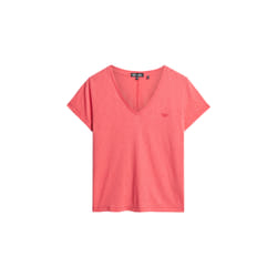 T shirt Superdry Classic V Femme Rose