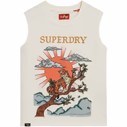 Débardeur à strass effet tatouage femme Superdry
