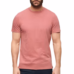 T-Shirt Slub Coton Rose