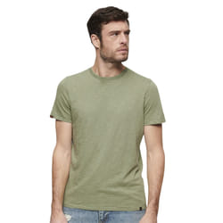 T-Shirt Slub Coton Vert
