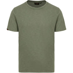 T-Shirt Slub Coton Vert