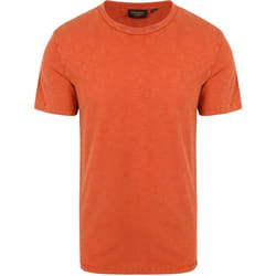 T-Shirt Slub Coton Orange