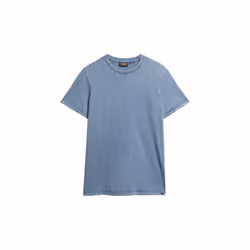 T-Shirt Slub Coton Bleu