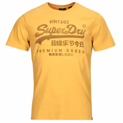 T-Shirt Classic Vintage Heritage Coton Jaune