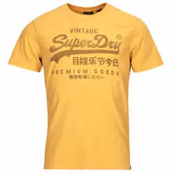 T-Shirt Classic Vintage Heritage Coton Jaune